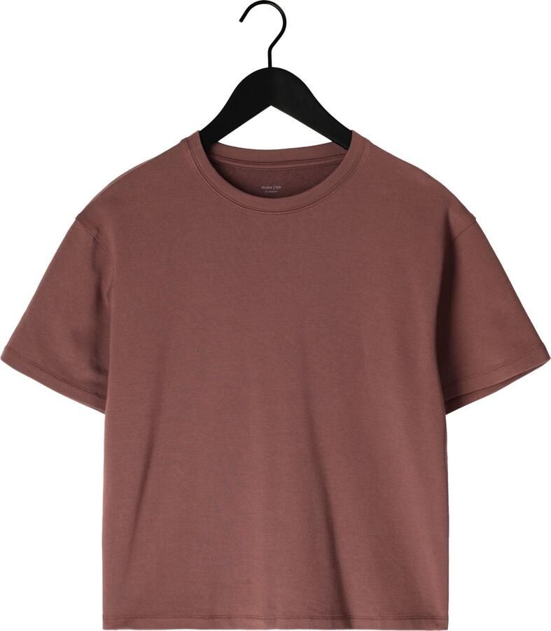 WITHBLACK Dames Tops & T-shirts Sltindra Ss Tee Bruin - Foto 2