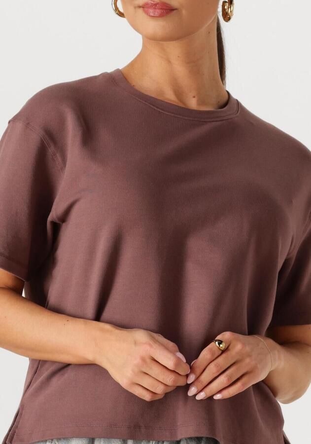 WITHBLACK Dames Tops & T-shirts Sltindra Ss Tee Bruin - Foto 3