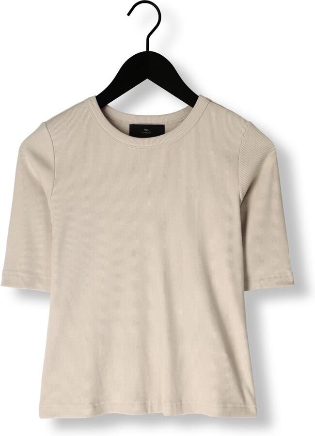 WITHBLACK Dames Tops & T-shirts Wbllullu Ss Tee Beige - Foto 2