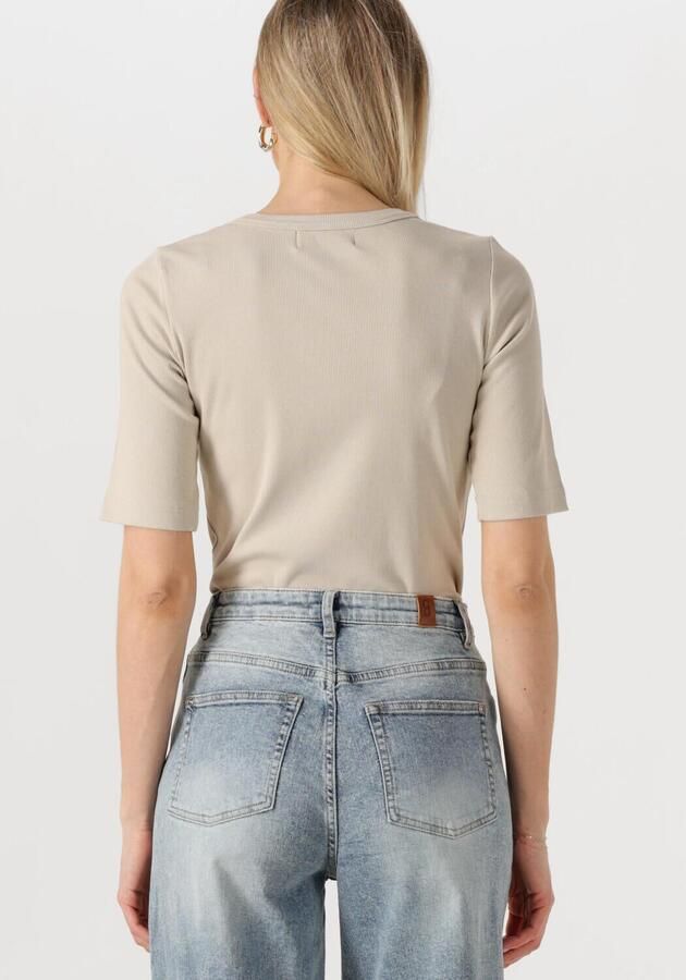 WITHBLACK Dames Tops & T-shirts Wbllullu Ss Tee Beige - Foto 3