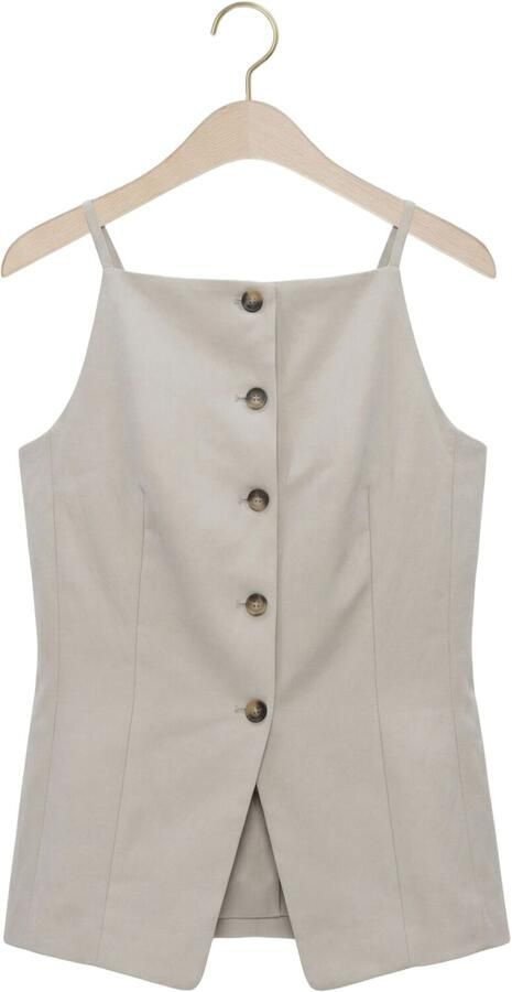 WITHBLACK Dames Tops & T-shirts Wblmaritsa Waistcoat Zand - Foto 4