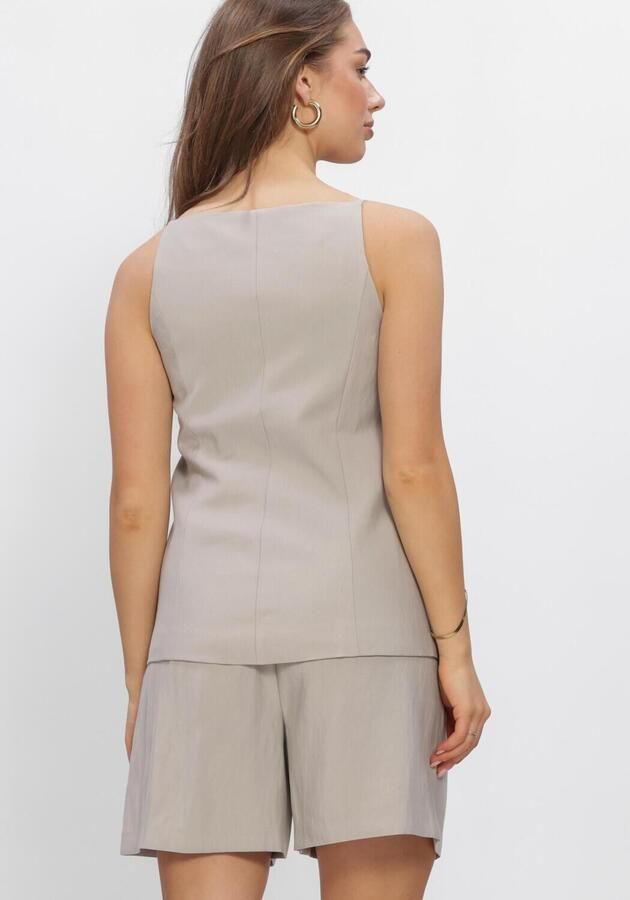 WITHBLACK Dames Tops & T-shirts Wblmaritsa Waistcoat Zand - Foto 2