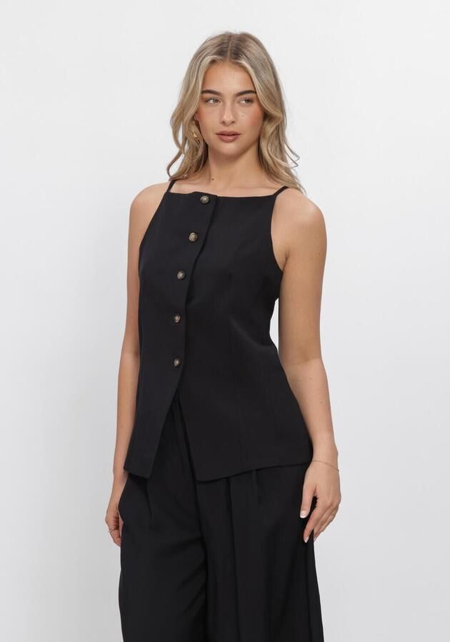 WITHBLACK Dames Tops & T-shirts Wblmaritsa Waistcoat Zwart