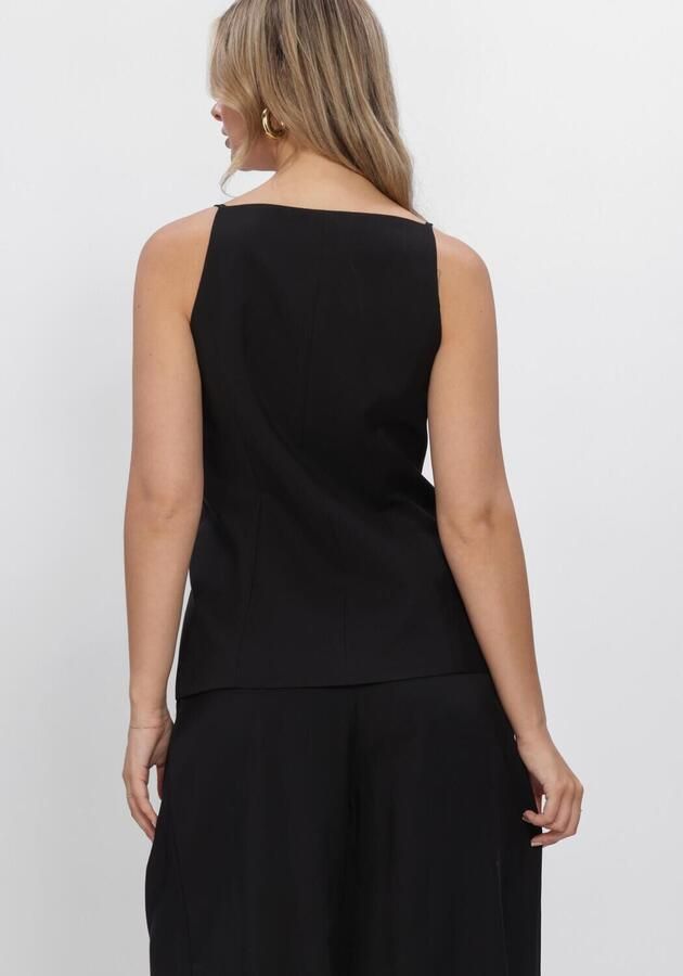 WITHBLACK Dames Tops & T-shirts Wblmaritsa Waistcoat Zwart - Foto 2