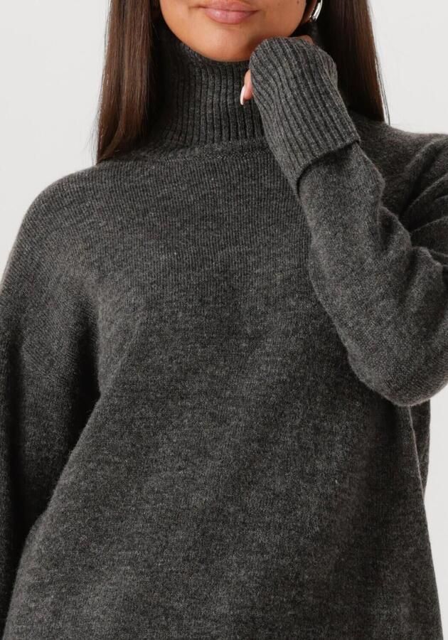 WITHBLACK Dames Truien & Vesten Wblalva Long Roll Neck Sweater Donkergrijs - Foto 2
