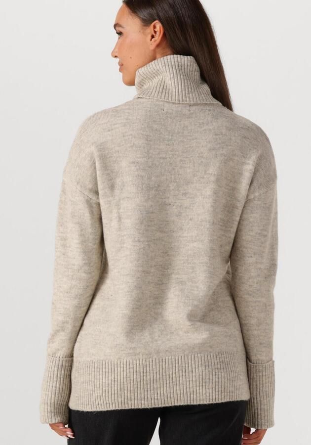 WITHBLACK Dames Truien & Vesten Wblalva Long Roll Neck Sweater Ecru