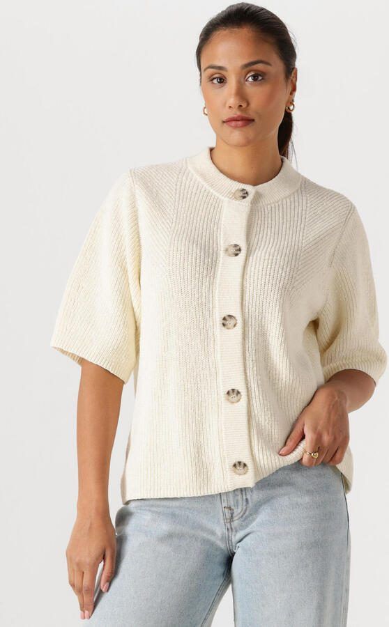 WITHBLACK Dames Truien & Vesten Wblangel Hs Cardigan Ecru
