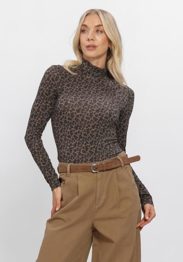 WITHBLACK Dames Truien & Vesten Wbllena Ls Turtleneck Bruin