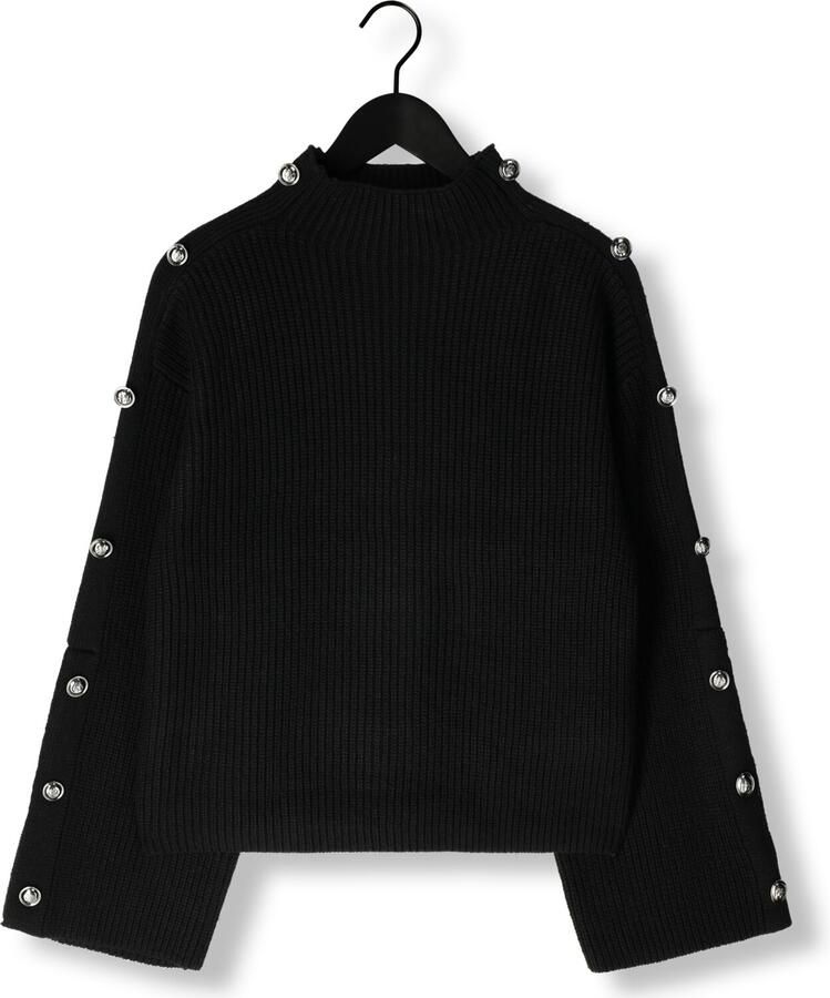 WITHBLACK Dames Truien & Vesten Wbllines Rib Pullover Zwart