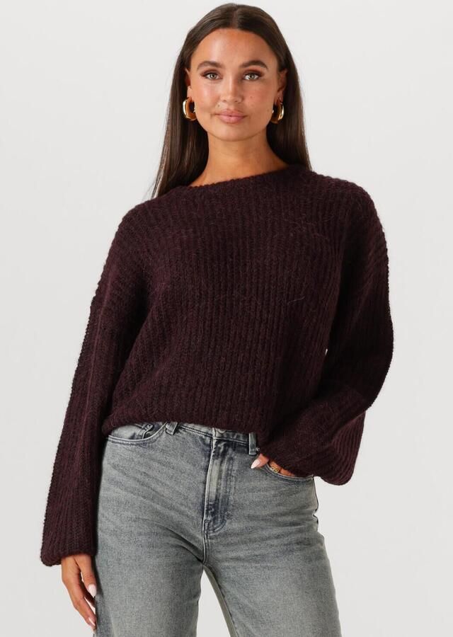 WITHBLACK Dames Truien & Vesten Wblophelia Ls Pullover Bordeaux - Foto 4