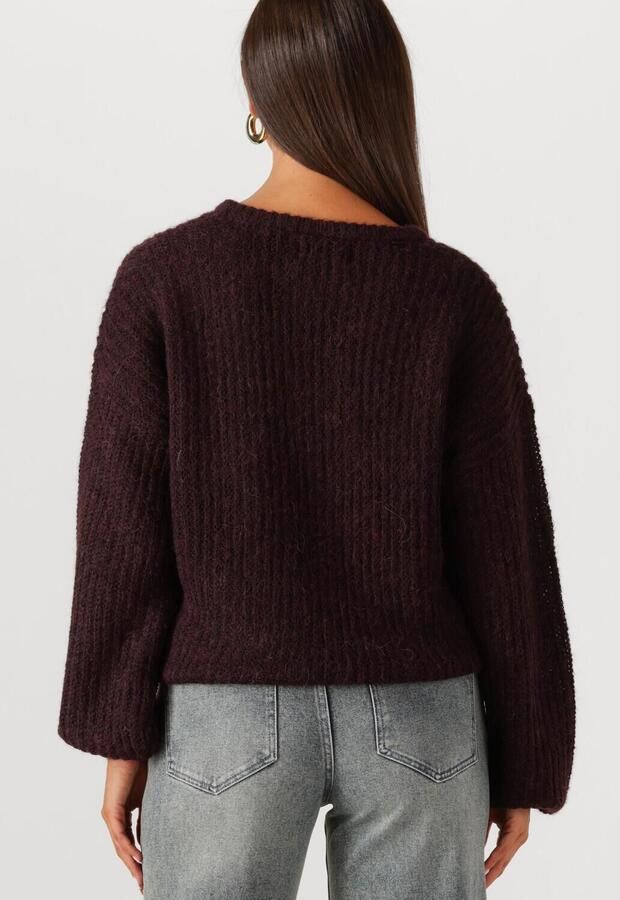 WITHBLACK Dames Truien & Vesten Wblophelia Ls Pullover Bordeaux - Foto 3