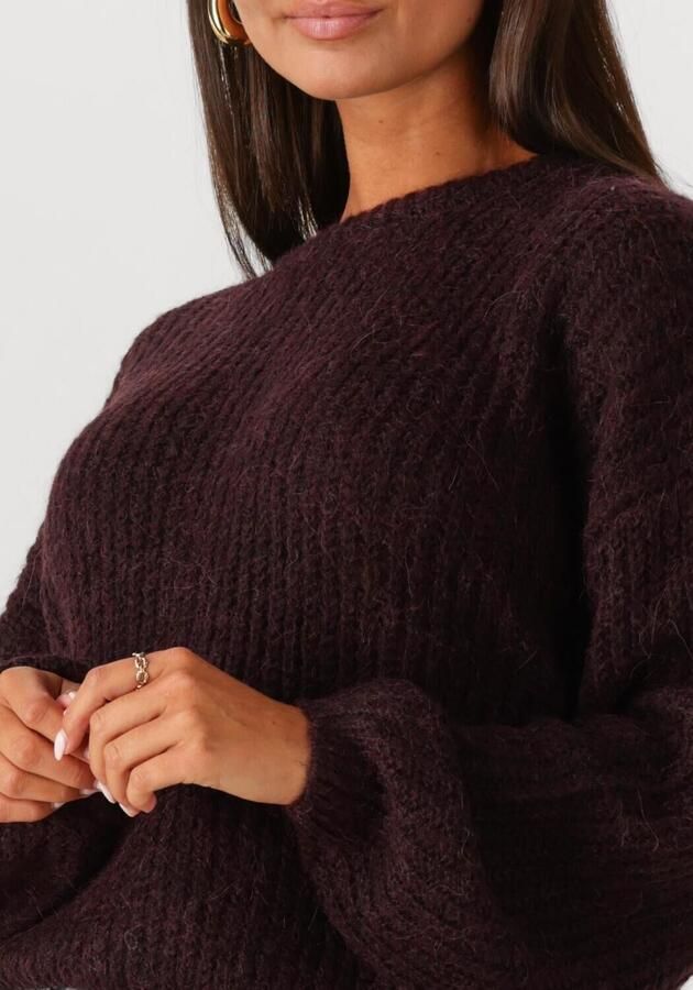 WITHBLACK Dames Truien & Vesten Wblophelia Ls Pullover Bordeaux - Foto 2