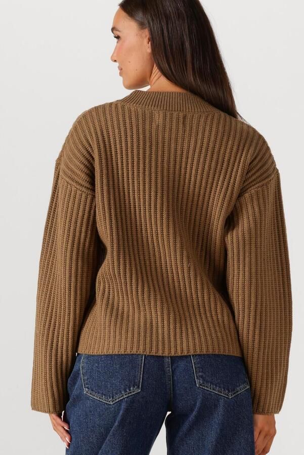 WITHBLACK Dames Truien & Vesten Wblpoppy O-neck Sweater Bruin - Foto 3