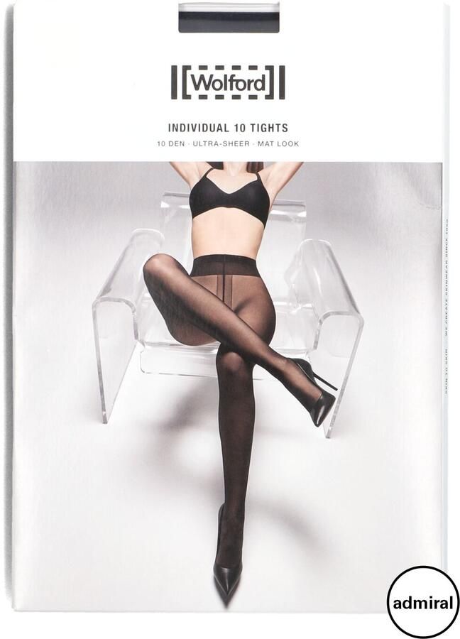 WOLFORD Dames Beenmode Individual 10 Tights Donkerblauw
