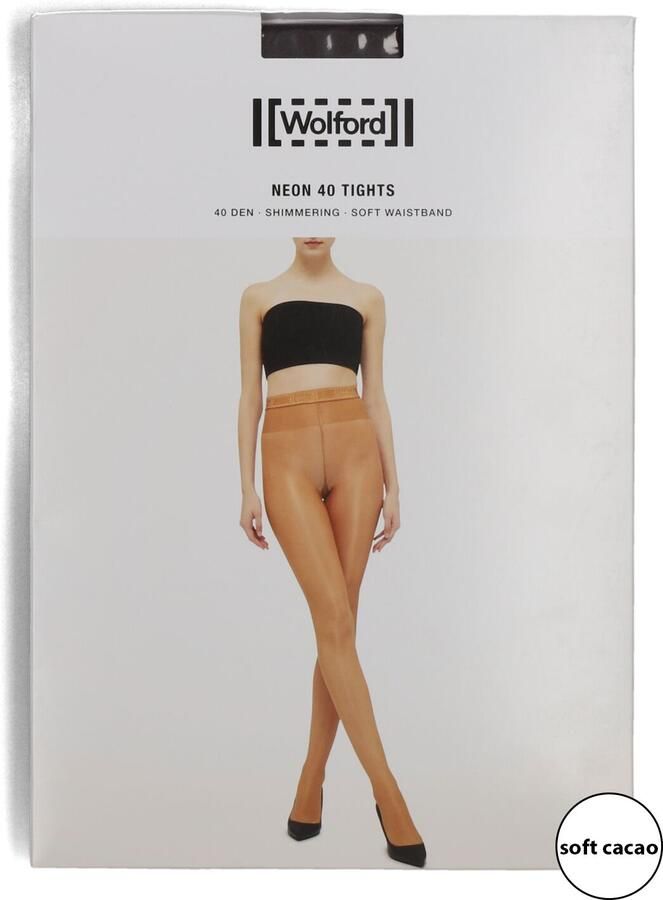 WOLFORD Dames Beenmode Neon 40 Tights Camel