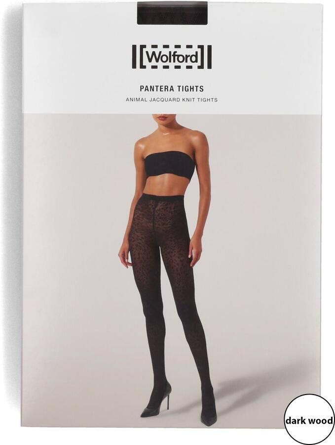 WOLFORD Dames Beenmode Pantera Tights Bruin
