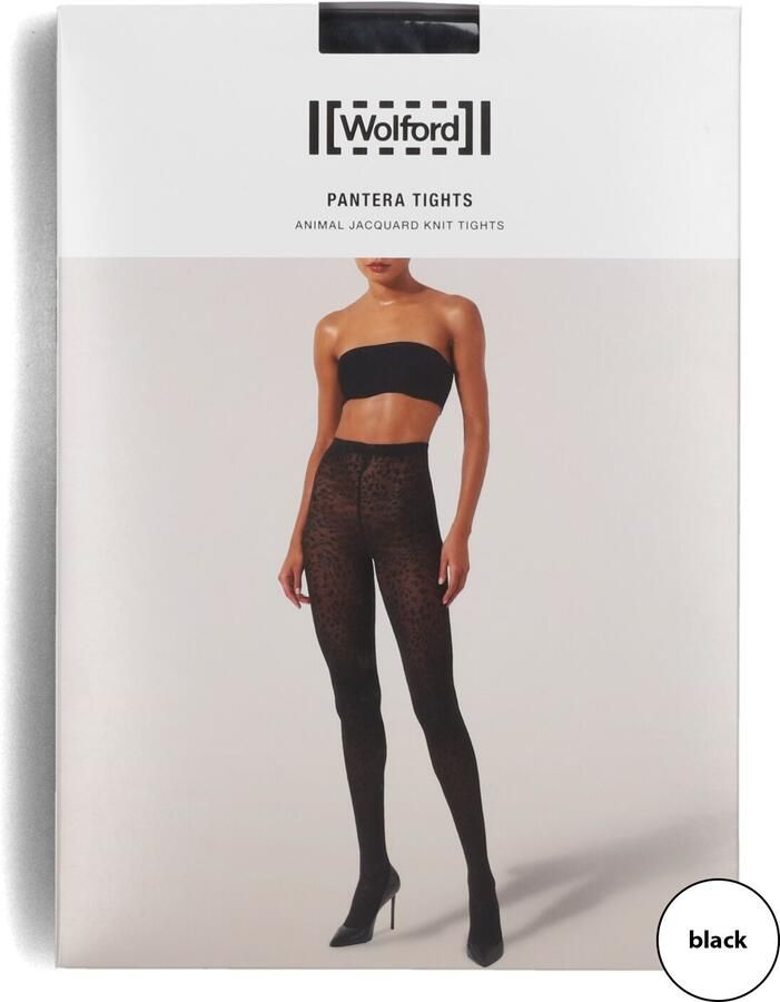 WOLFORD Dames Beenmode Pantera Tights Zwart