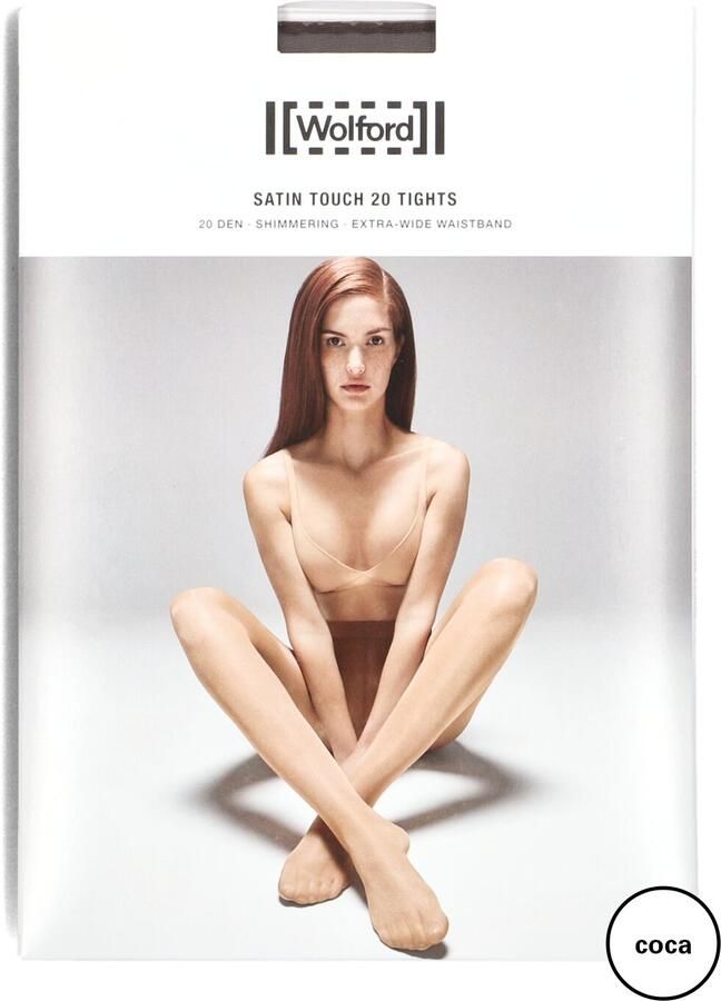 WOLFORD Dames Beenmode Satin Touch 20 Tights Bruin