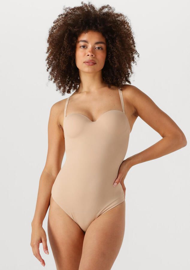 WOLFORD Dames Tops & T-shirts Mat De Luxe Forming String Body Beige-C - Foto 4
