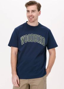 Woodbird Donkerblauwe T-shirt Rics Ball Tee