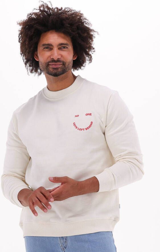 Woodbird Heren Sweater & Vest Hace Never Crew White Heren