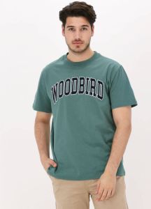 Woodbird Groene T-shirt Rics Ball Tee