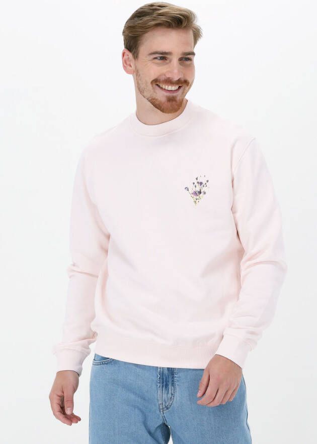 Woodbird Lichtroze Sweater Jacs First Crew
