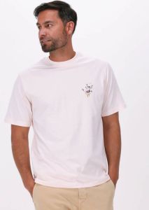 Woodbird Lichtroze T-shirt Rics First Tee