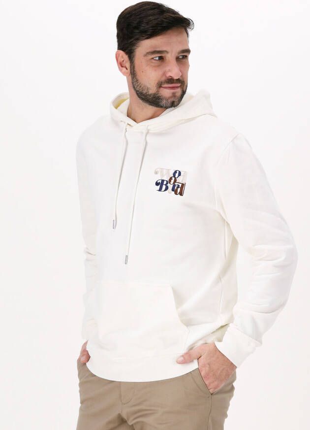 Woodbird Witte Sweater Jimmi Wirl Hood