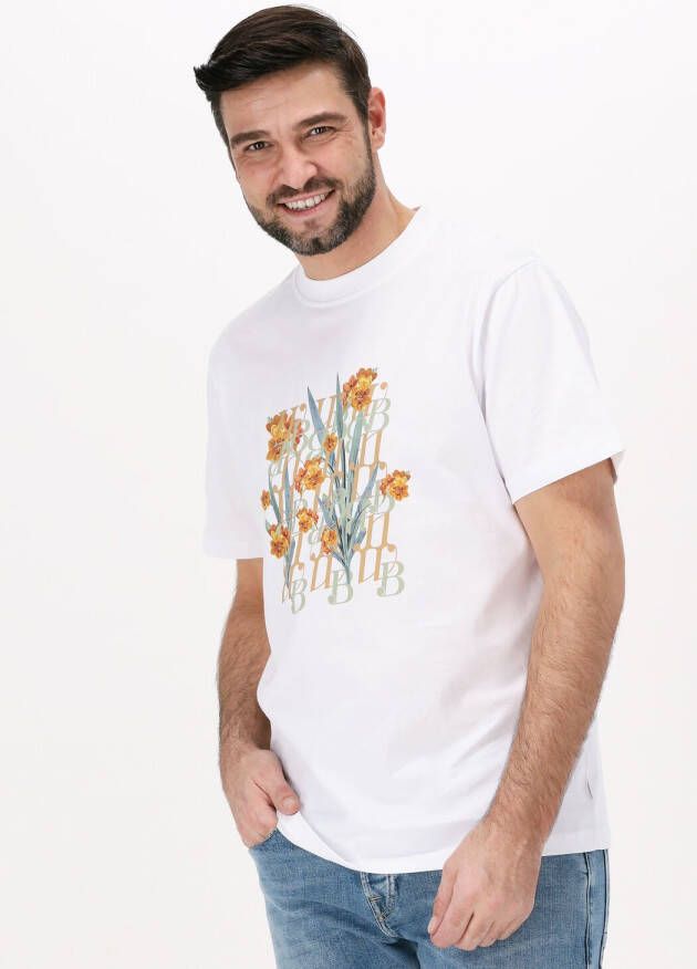 Woodbird Witte T-shirt Kaleb Flow Tee