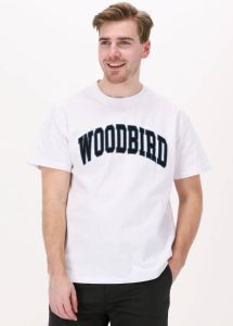 Woodbird Witte T-shirt Rics Ball Tee