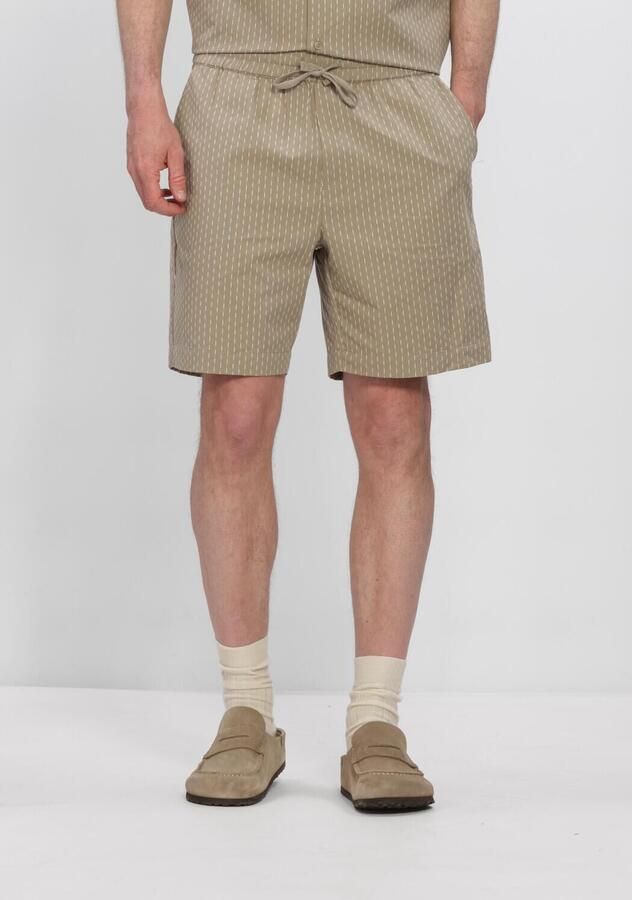 WOODBIRD Heren Broeken Wbbommy Shiko Shorts Zand