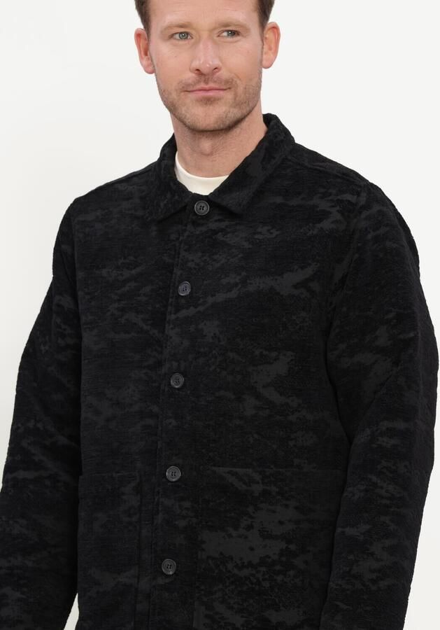 WOODBIRD Heren Jassen Wbblade Chenille Jacket Zwart - Foto 4