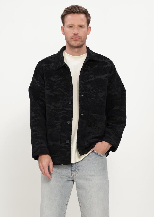 WOODBIRD Heren Jassen Wbblade Chenille Jacket Zwart