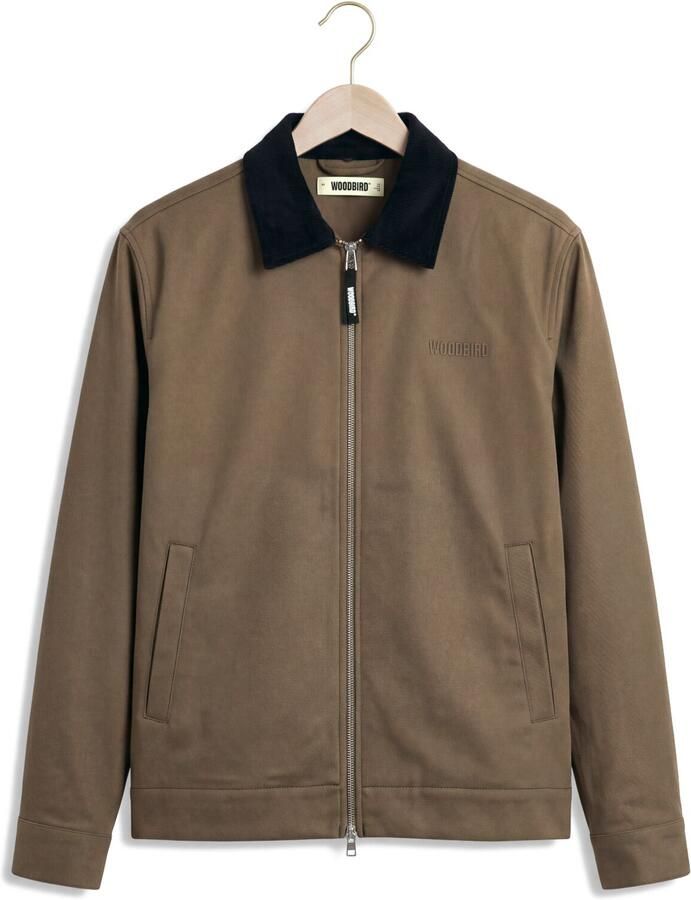 WOODBIRD Heren Jassen Wbpon Nickle Work Jacket Khaki - Foto 2