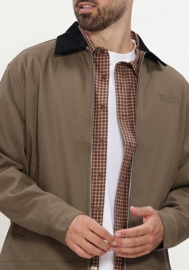 WOODBIRD Heren Jassen Wbpon Nickle Work Jacket Khaki - Foto 4