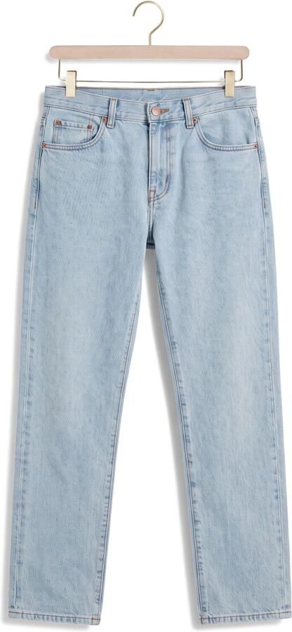 Woodbird Heren Straight Leg Blauwe Jeans Blue Heren - Foto 4