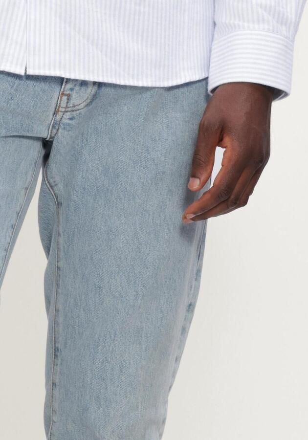 Woodbird Heren Straight Leg Blauwe Jeans Blue Heren - Foto 3
