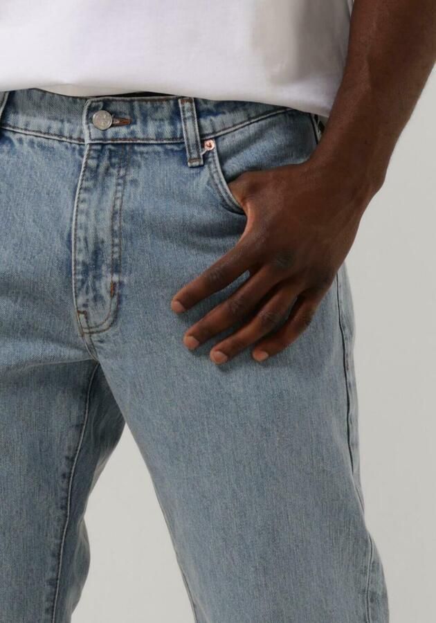 Woodbird Heren Straight Leg Blauwe Jeans Blue Heren - Foto 3