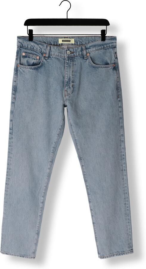 Woodbird Heren Straight Leg Blauwe Jeans Blue Heren - Foto 4
