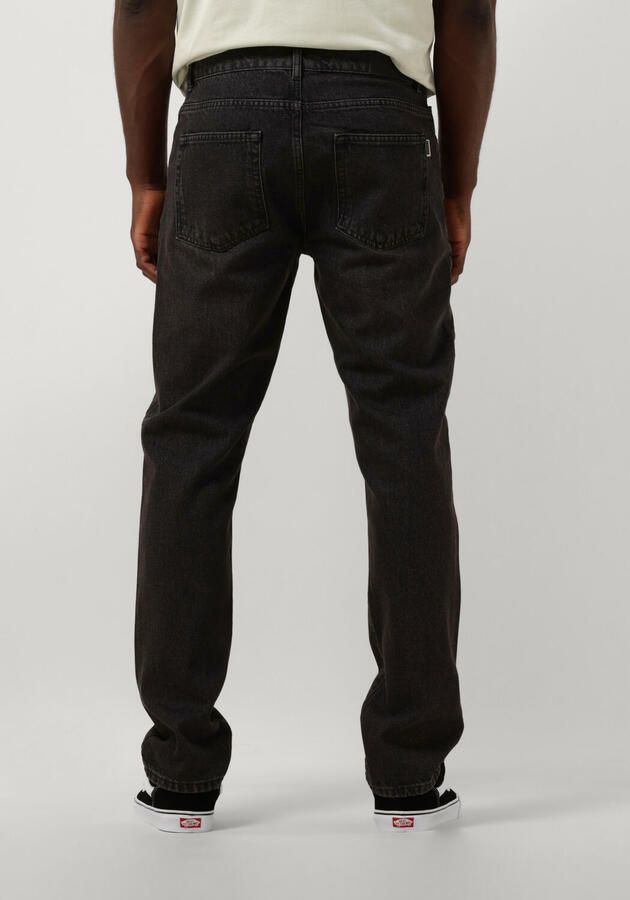 Woodbird Klassieke zwarte straight leg jeans Black Heren