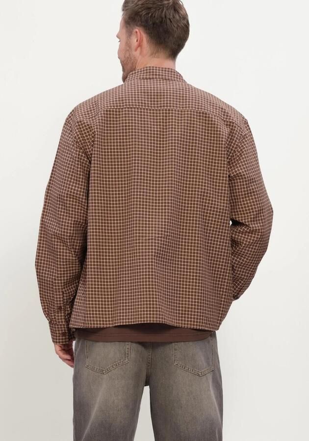 WOODBIRD Heren Overhemden Wbbuzo Man Check Shirt Bruin - Foto 3