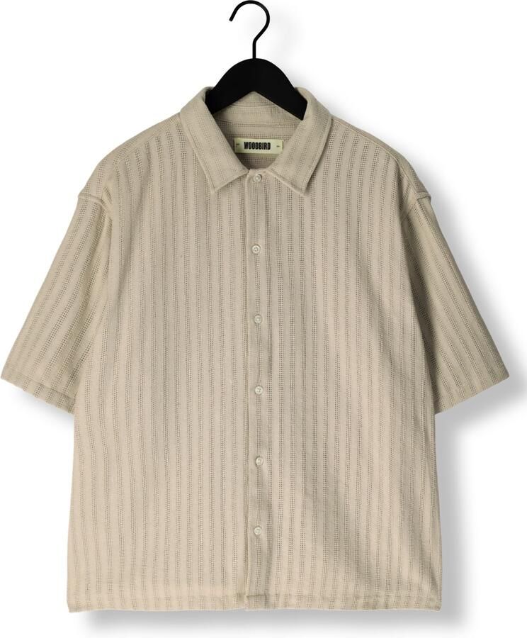 WOODBIRD Heren Overhemden Wbwang Chuke Shirt Beige