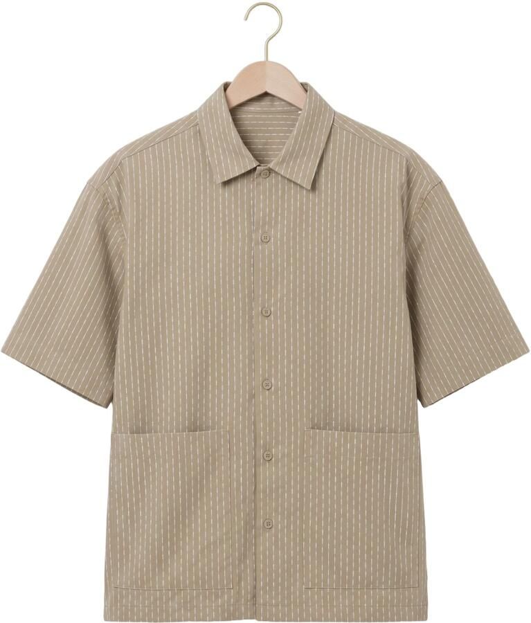 WOODBIRD Heren Overhemden Wbwang Shiko Shirt Khaki - Foto 2