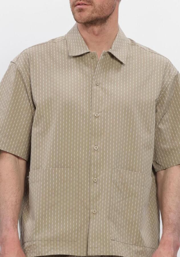 WOODBIRD Heren Overhemden Wbwang Shiko Shirt Khaki - Foto 3