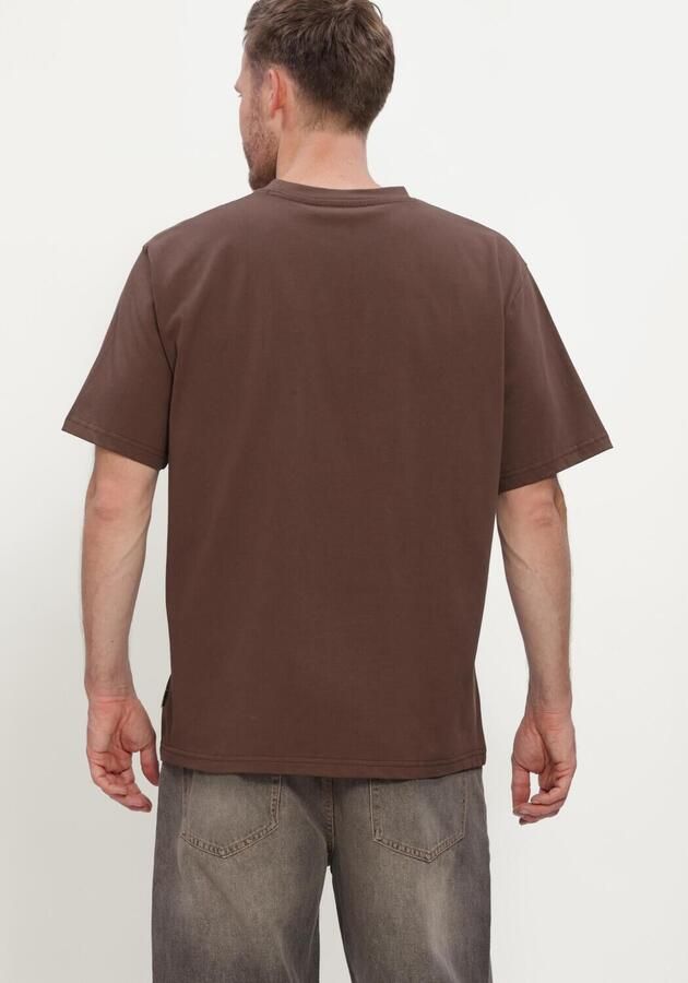 WOODBIRD Heren Polo's & T-shirts Wbbaine Base Tee Bruin - Foto 3