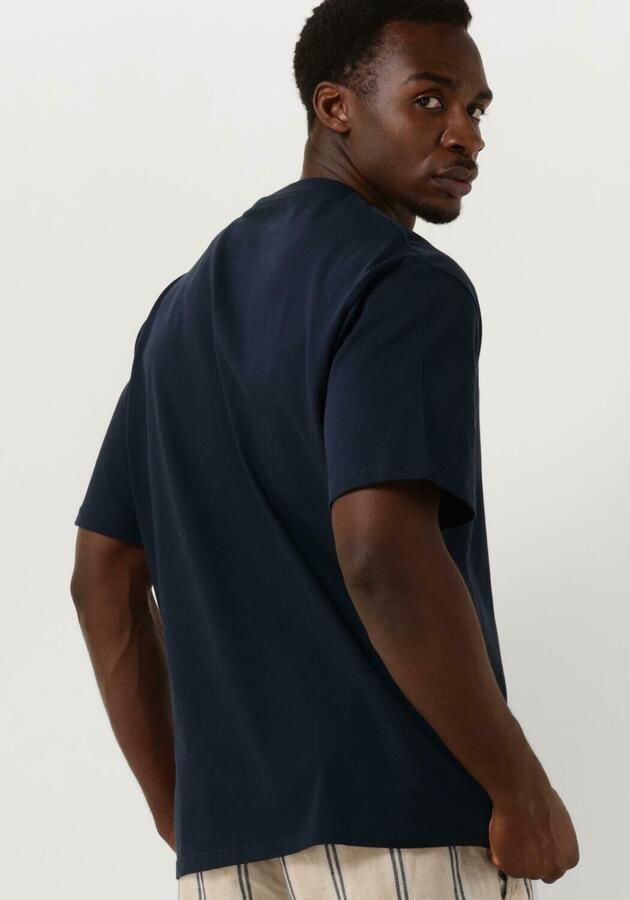 WOODBIRD Heren Polo's & T-shirts Wbbaine Base Tee Donkerblauw - Foto 3