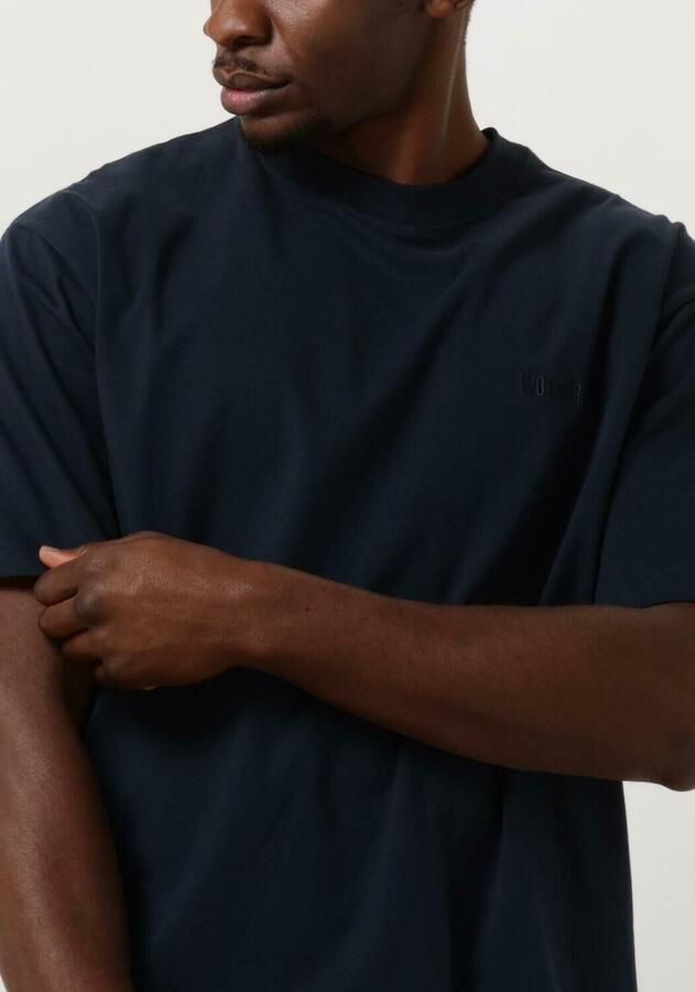 WOODBIRD Heren Polo's & T-shirts Wbbaine Base Tee Donkerblauw - Foto 2