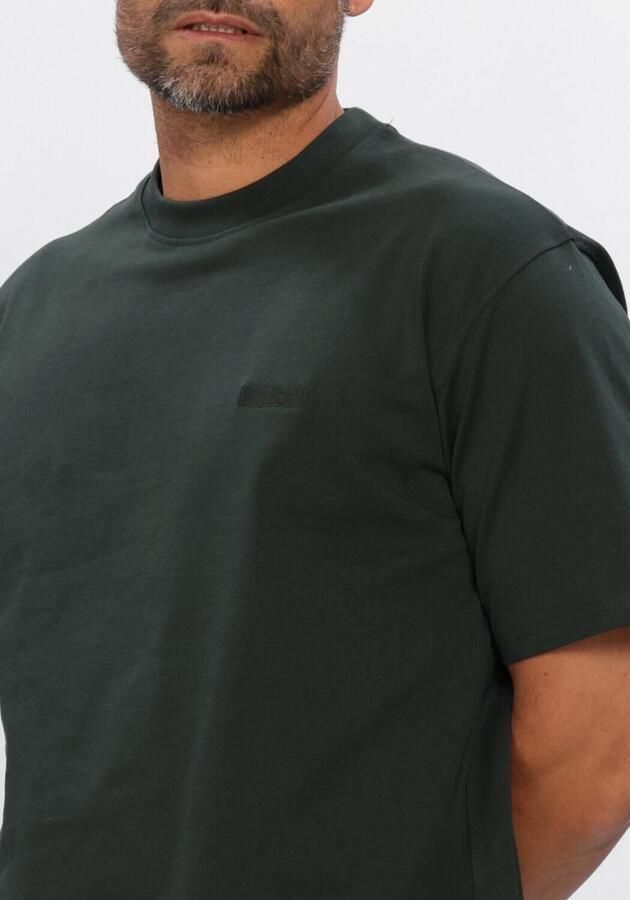 WOODBIRD Heren Polo's & T-shirts Wbbaine Base Tee Donkergroen - Foto 4