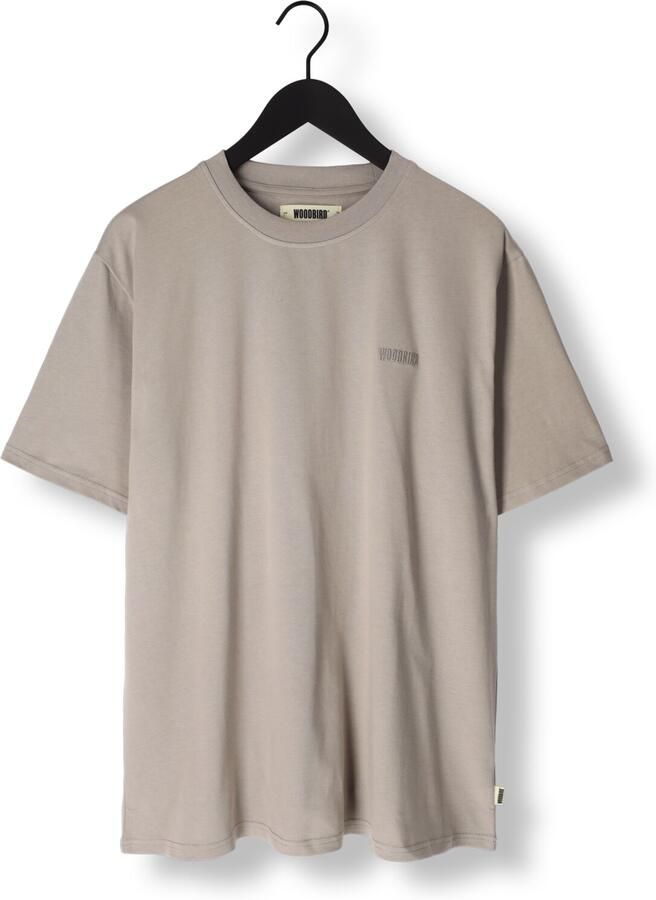 WOODBIRD Heren Polo's & T-shirts Wbbaine Base Tee Taupe - Foto 2